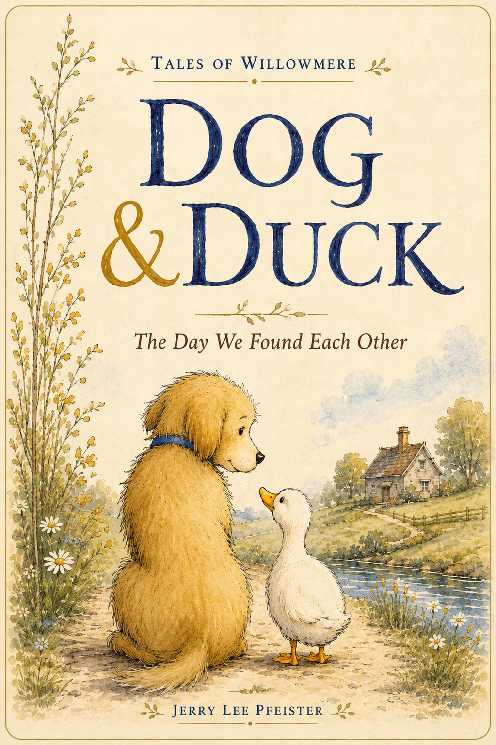 Dog & Duck: The Day We Found Each Other — illustrated children's book cover